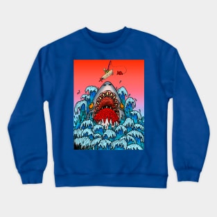 WET HUNGER Collectible Poison Pizza Crewneck Sweatshirt